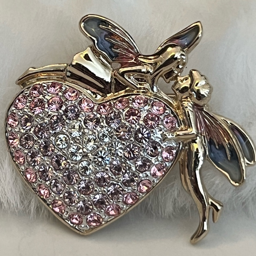 Monet fairy brooch vintage